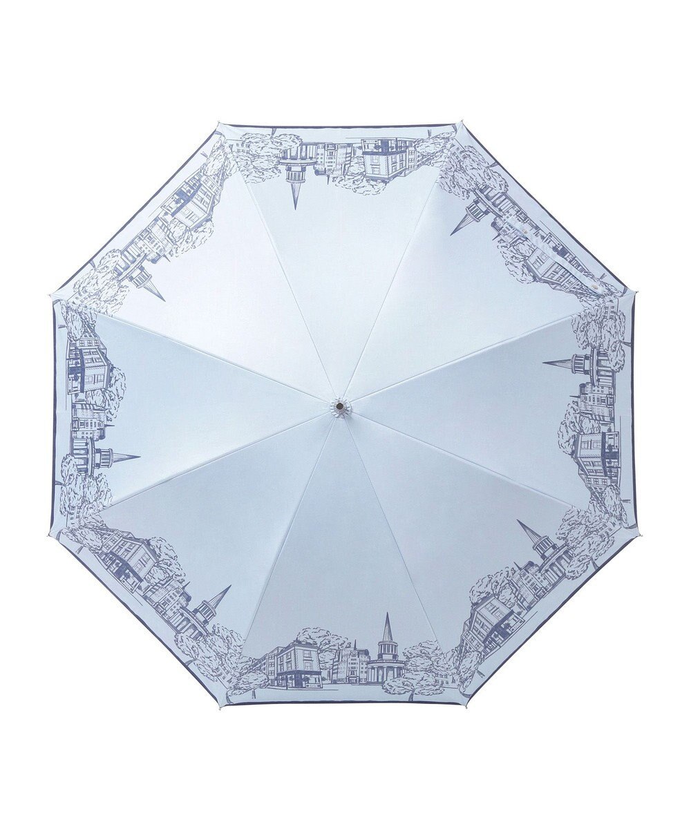 MOONBAT 【遮光100%】SOLFEGE MODE  晴雨兼用 長傘 日傘 街並プリント 