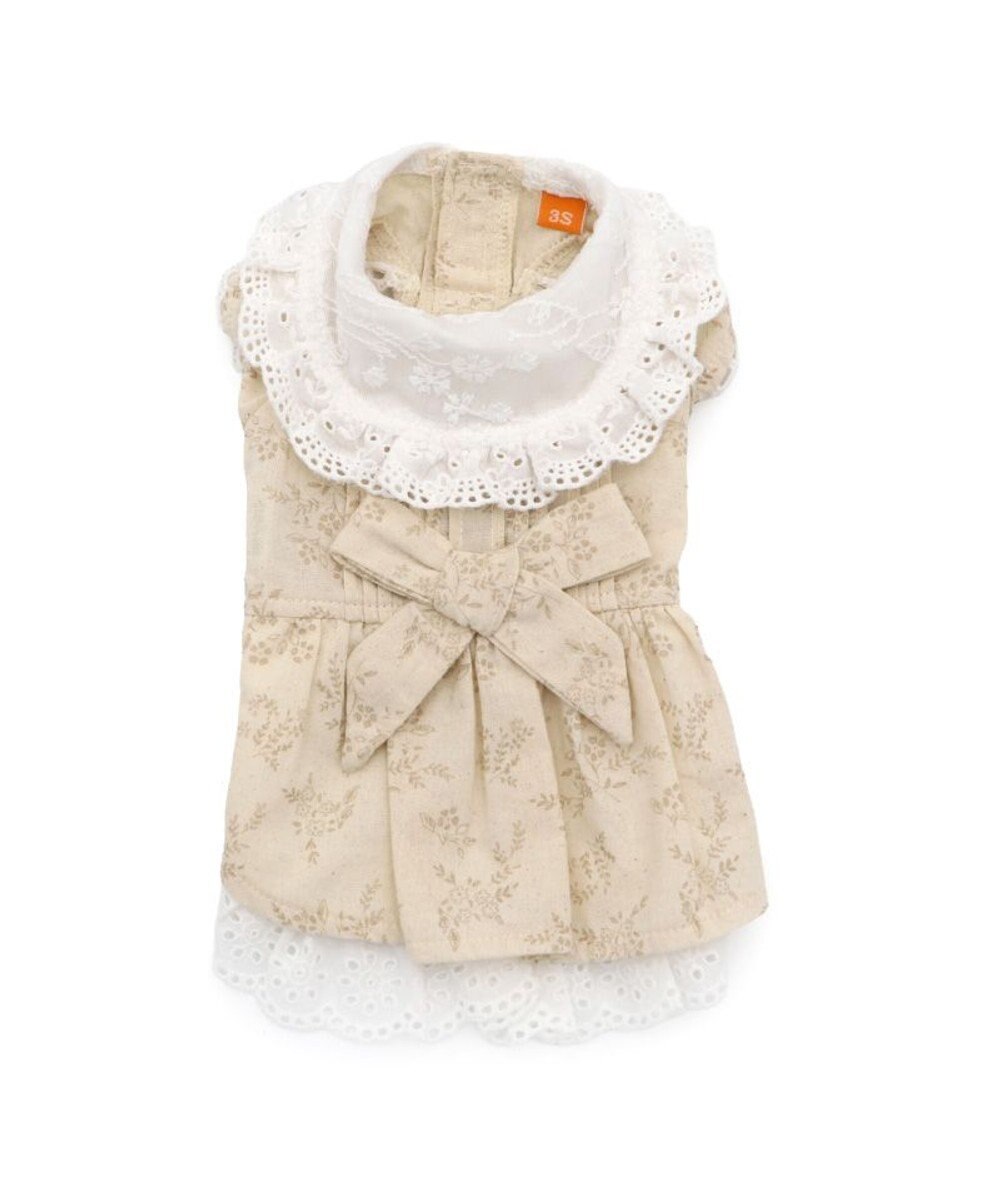 PET PARADISE ペットパラダイス ナチュラルレース ワンピース 小型犬 