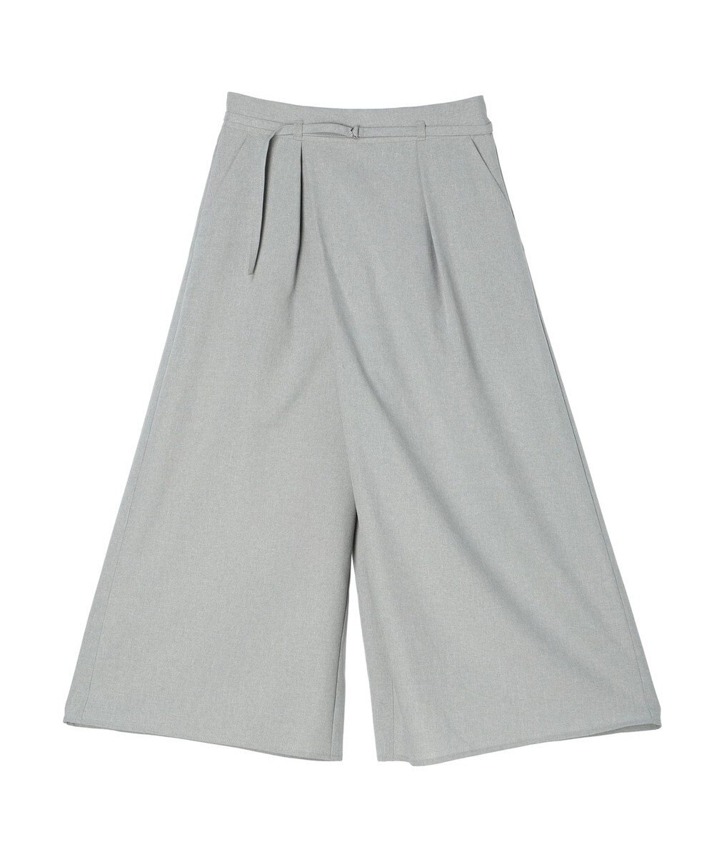 Green Parks 接触冷感　ベルト付ガウチョパンツ 