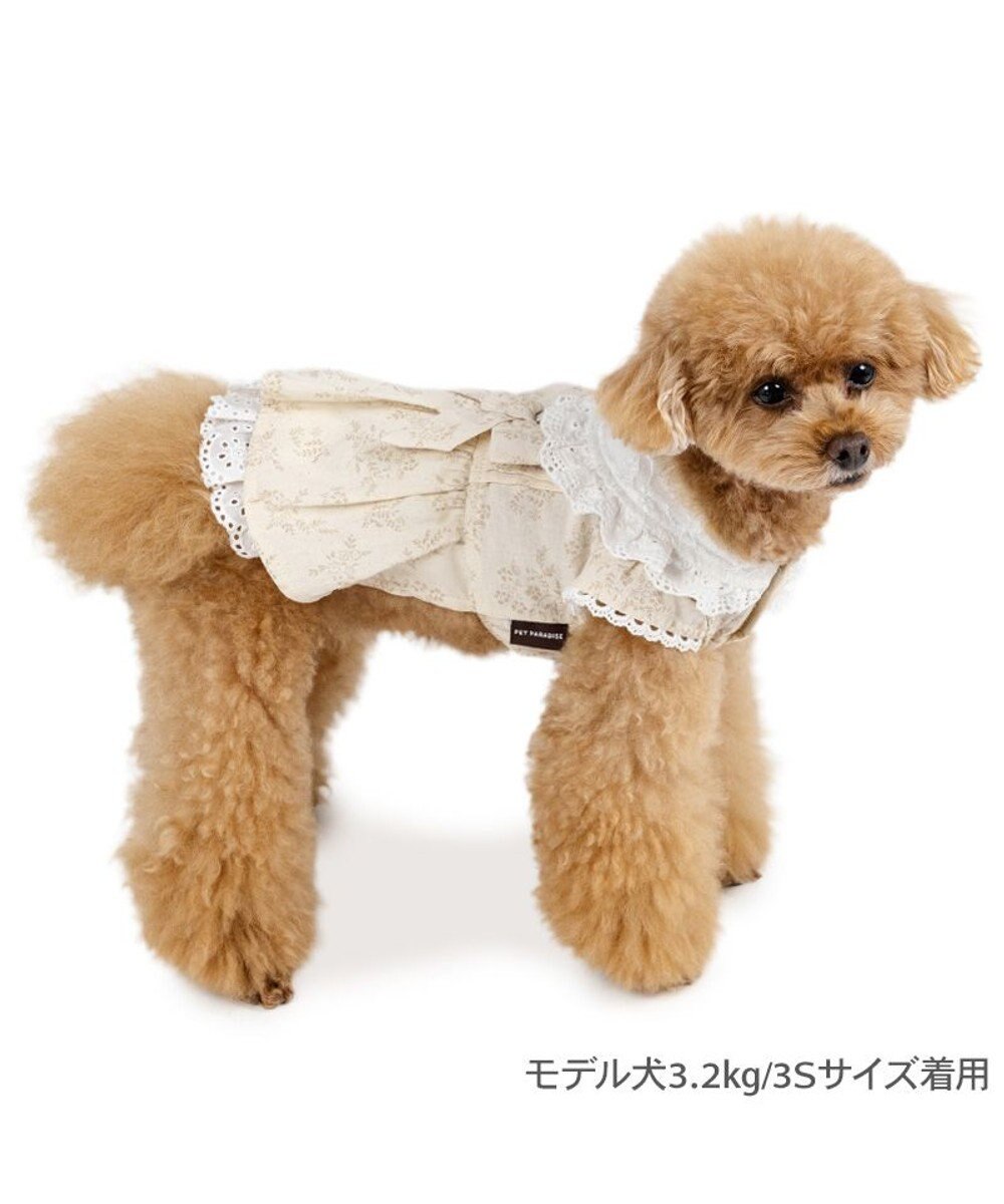 PET PARADISE ペットパラダイス ナチュラルレース ワンピース 小型犬 