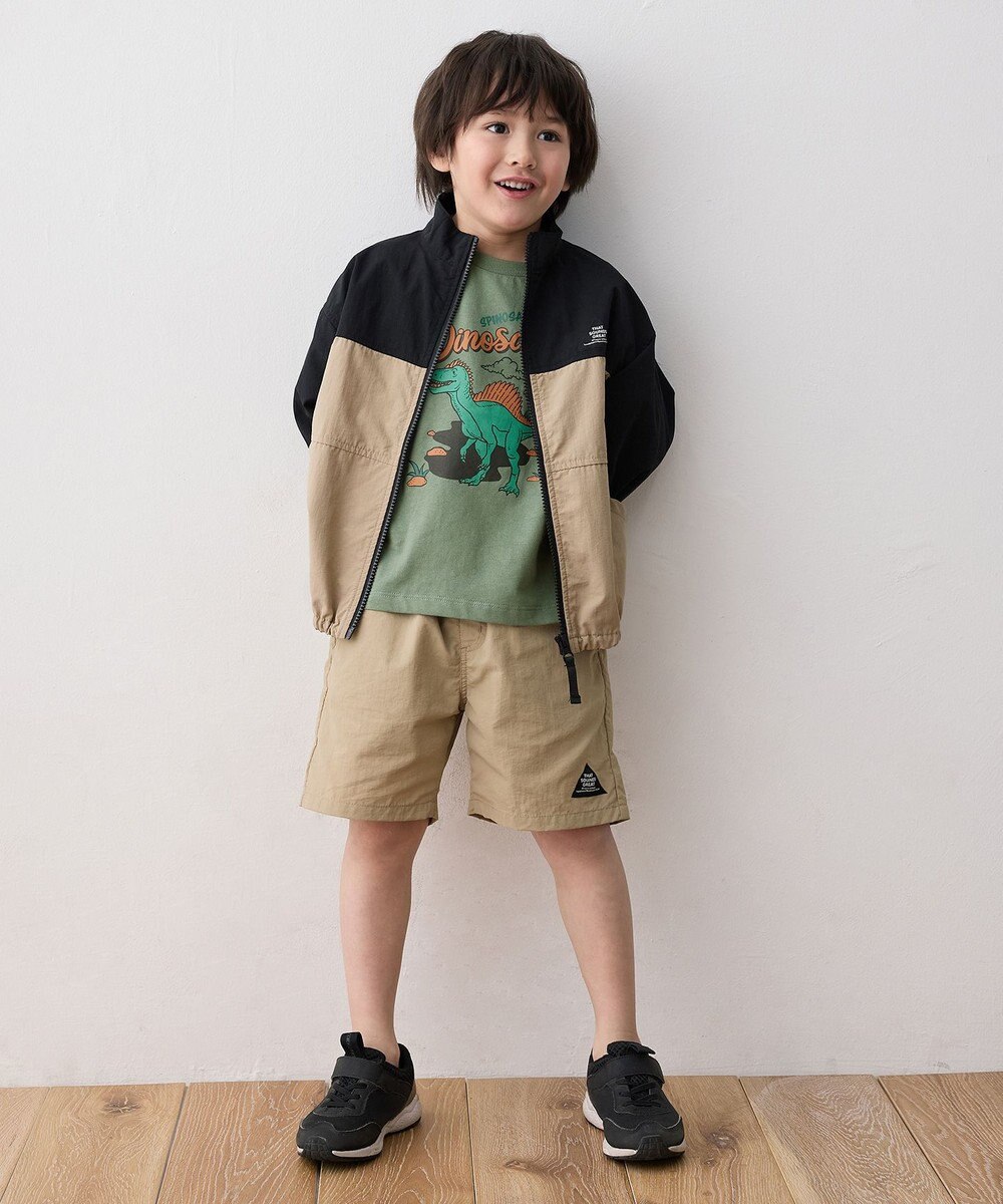 ANY KIDS 恐竜プリント 長袖Tシャツ 