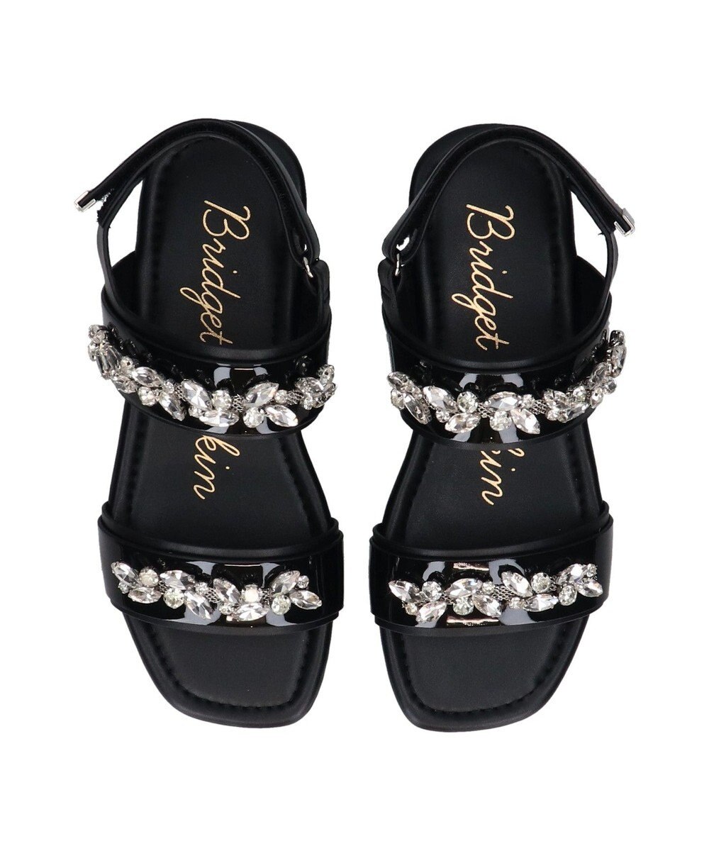 Bridget Birkin 【Bridget Birkin】ダブルベルトビジューサンダル 