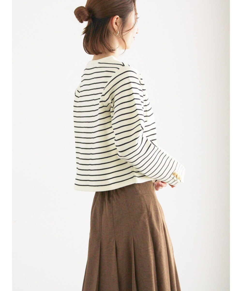 Te chichi レタードポケットジャケットカーディガン 