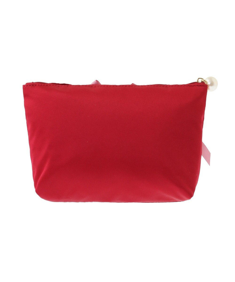 Maison de FLEUR リボンサテンポーチ 