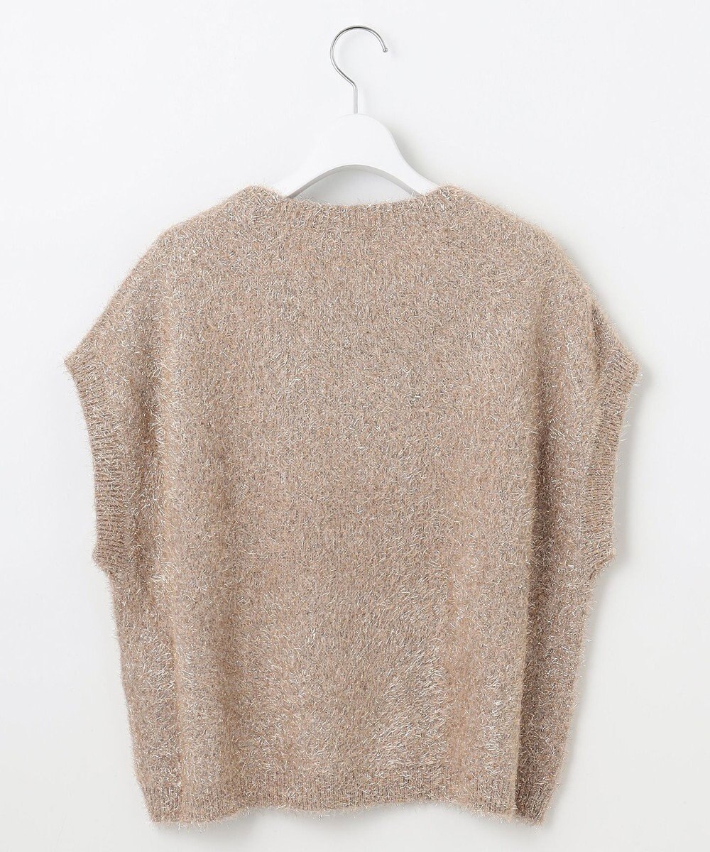 自由区 【洗える】フェザーラメ ベスト 