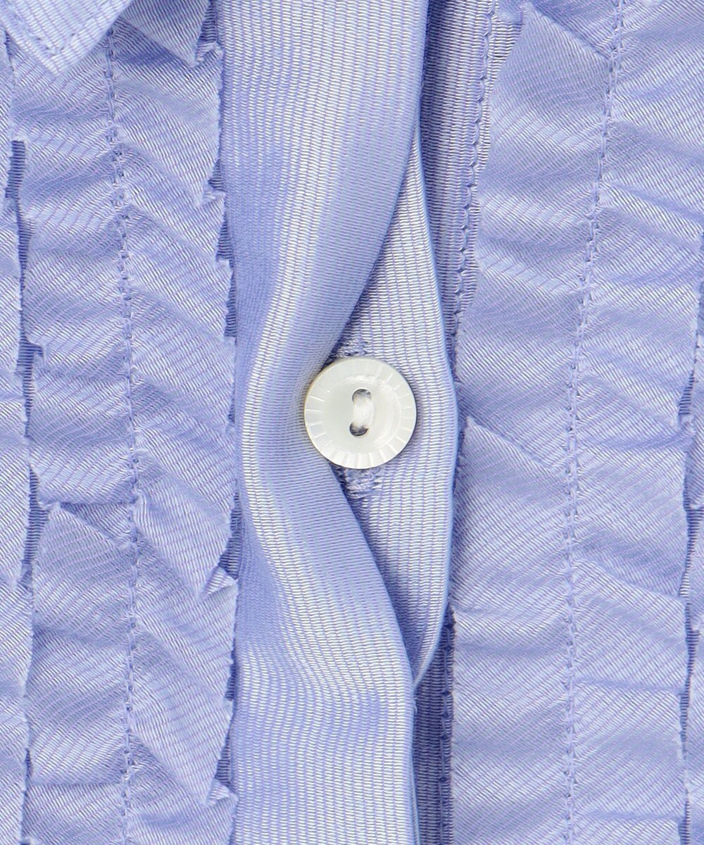 J.PRESS LADIES 【洗える】フリルジャージー ブラウスライク カットソー 