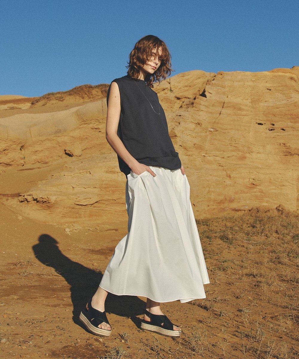 UNFILO スウェットサイドZIPベスト 