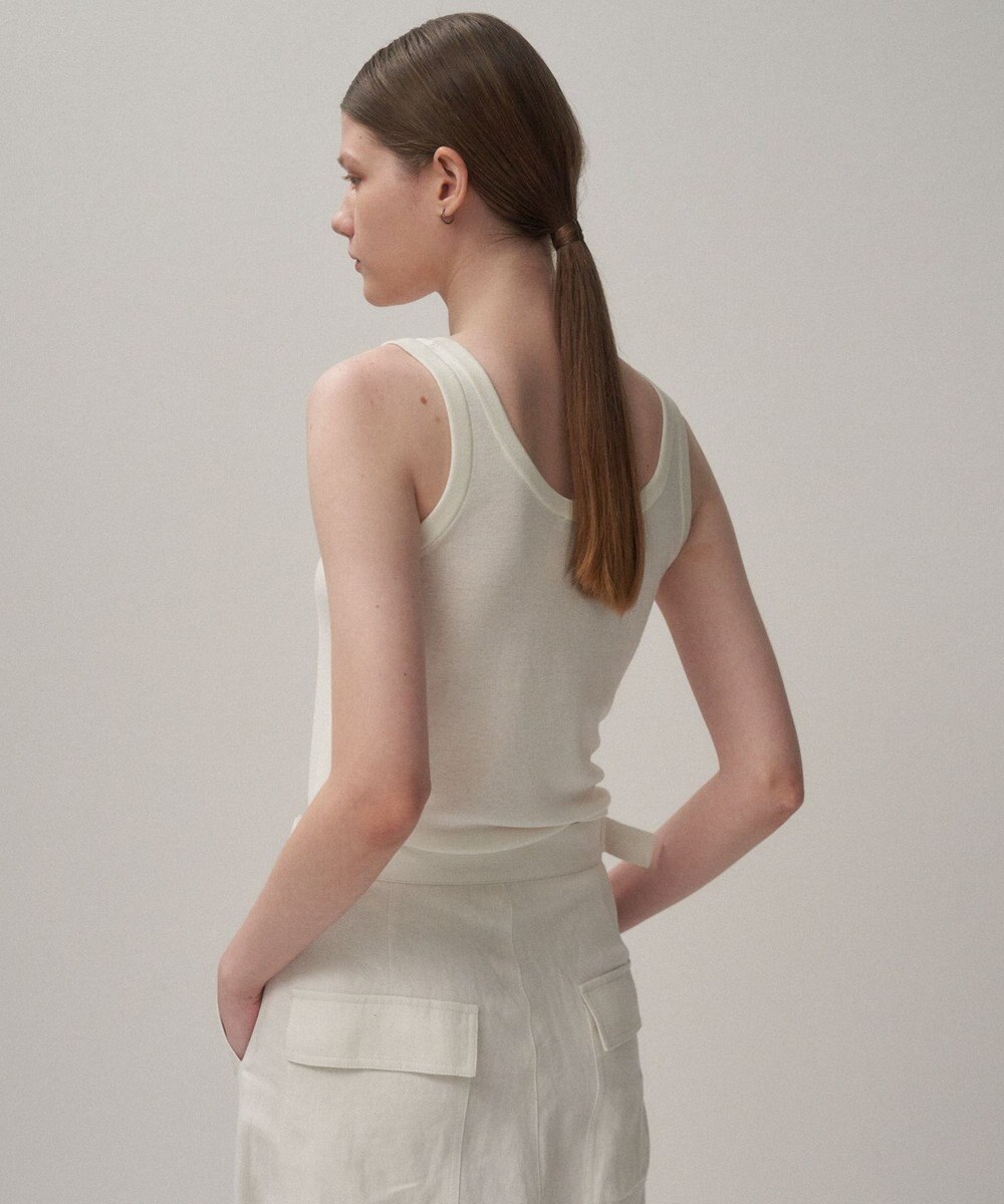 ATON FRESCA CIRCULAR RIB | タンクトップ 