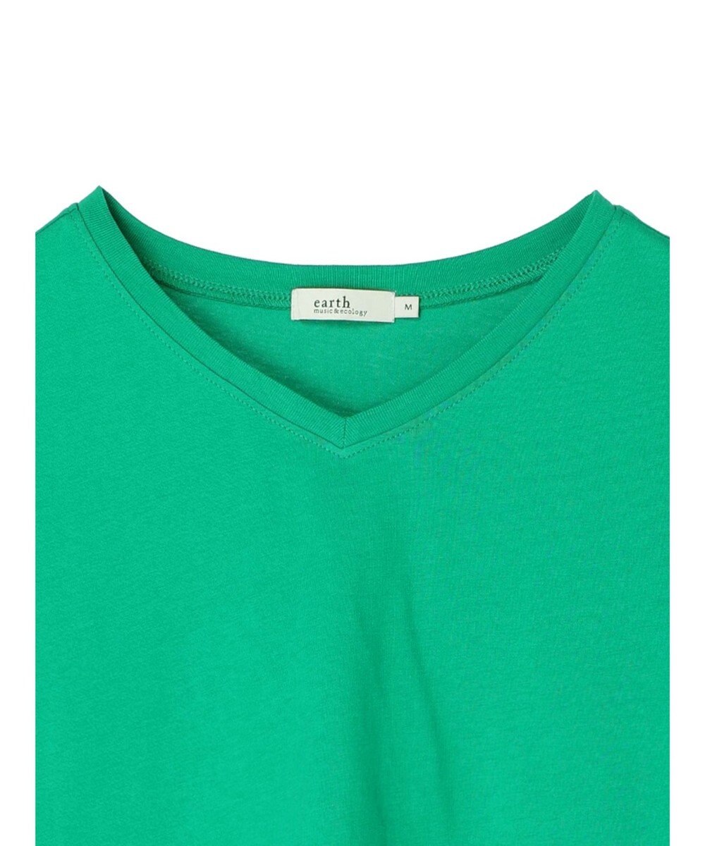 earth music&ecology ＶネックＴシャツ（汗じみ防止） 