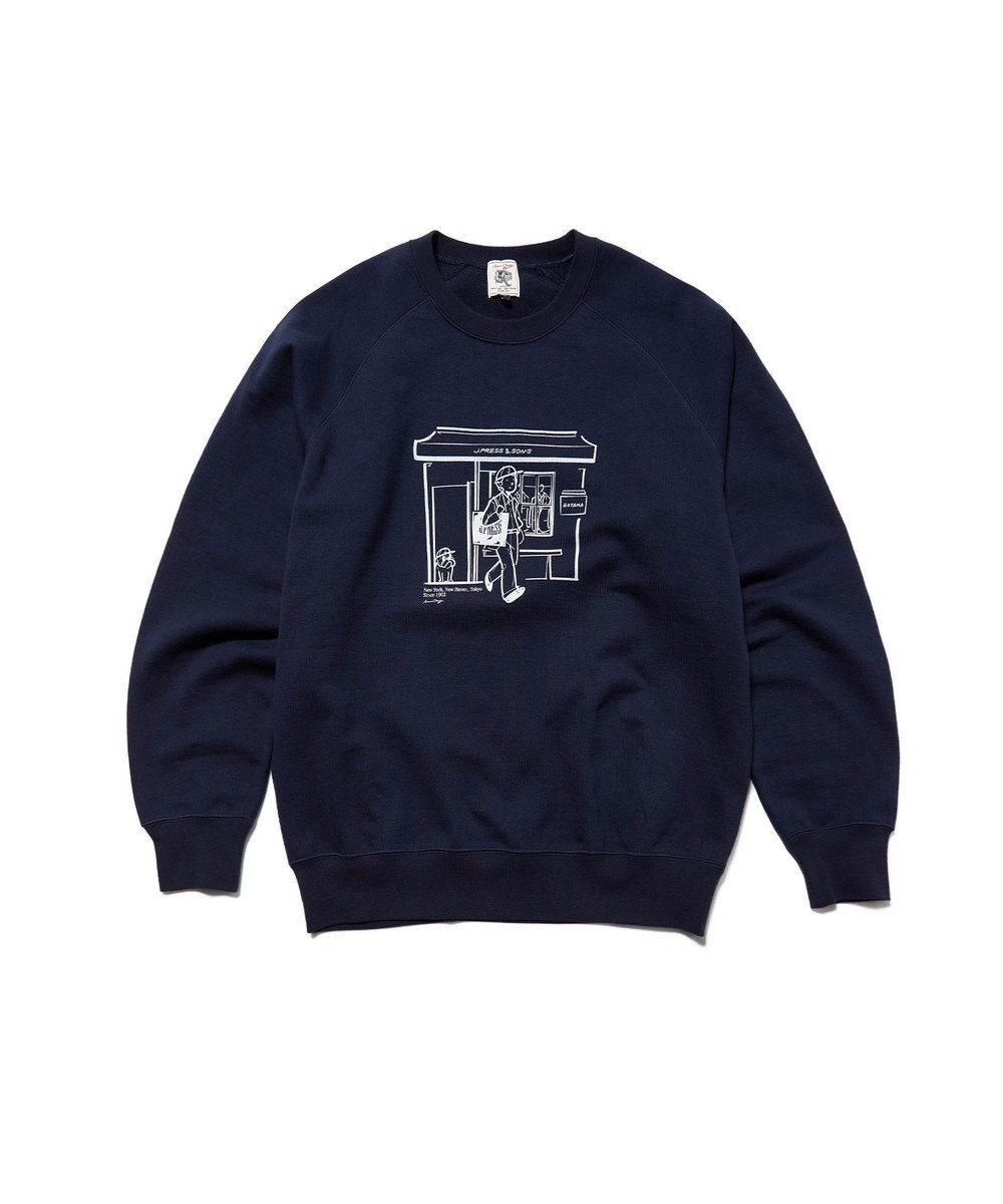 J.PRESS MEN 【AaronChang】【UNISEX】グラフィック スウェットシャツ 