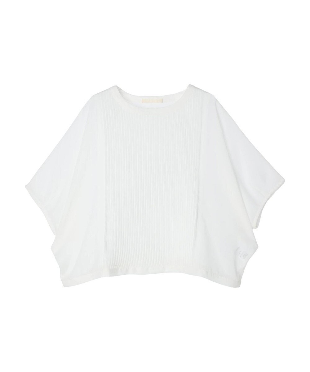 Green Parks ・ｆｕｒｒｙ　ｒａｔｅ　ピンタックボイルブラウス 