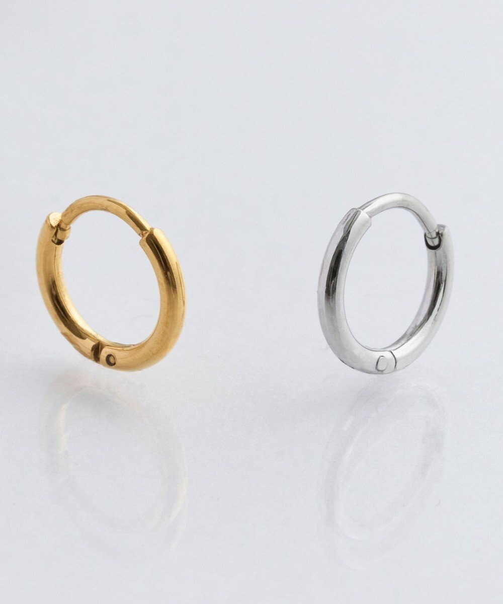 Phoebe 【金属アレルギー対応】ミニフープピアス(片耳)/サージカルステンレス シルバー 