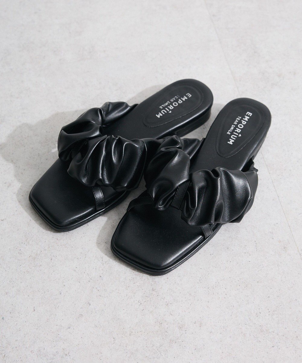 Green Parks ＥＴＳ．合皮パフサンダル 