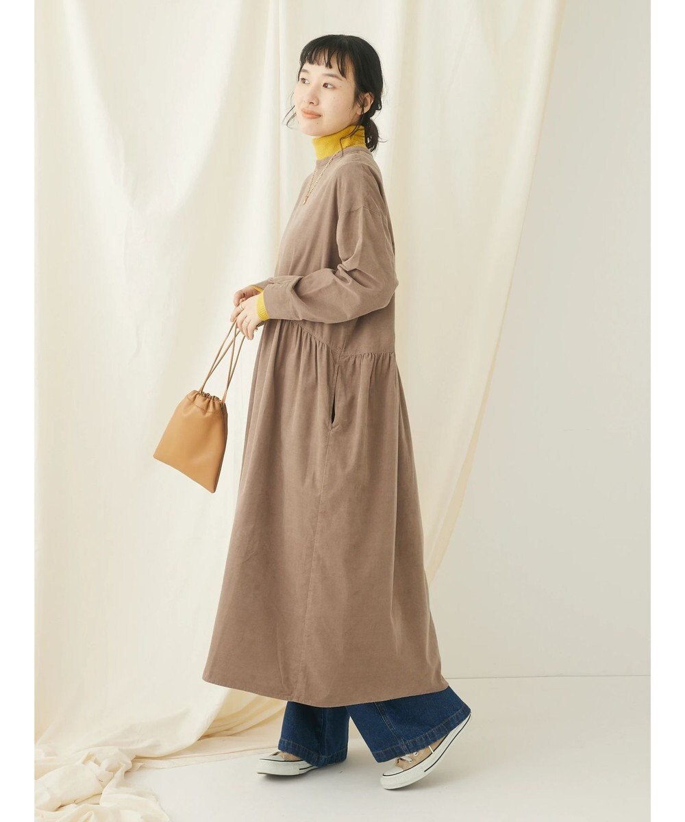 CRAFT STANDARD BOUTIQUE コーデュロイアシンメトリーワンピース 