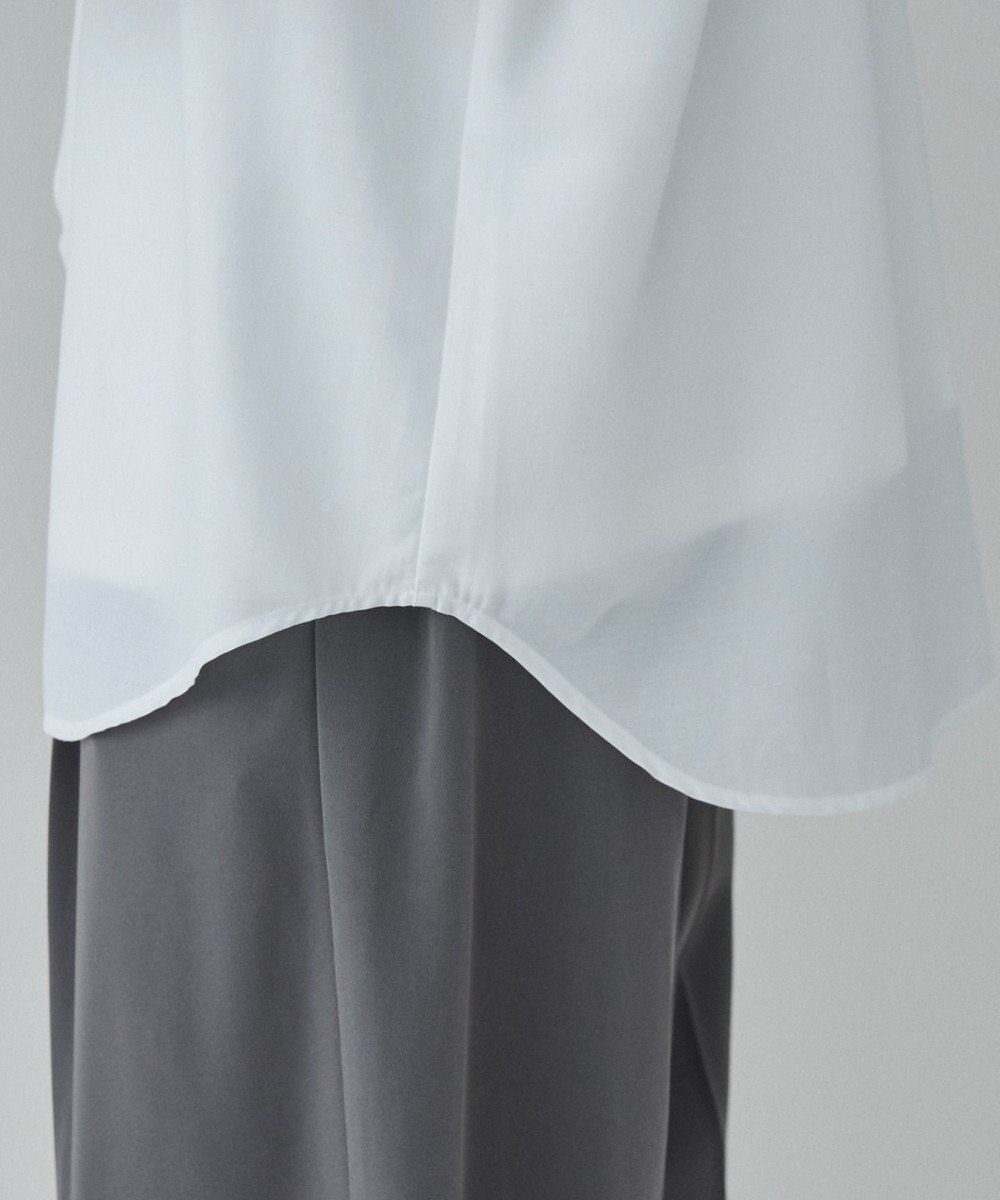 WEGO 【ユニセックス着用ITEM/SMLサイズ展開/冷房対策/紫外線対策】シアーBIGシャツ 