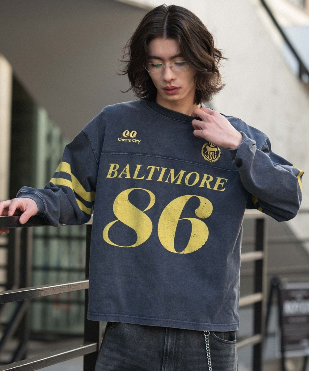 WEGO 【ユニセックス着用ITEM】ナンバリングT（長袖） 