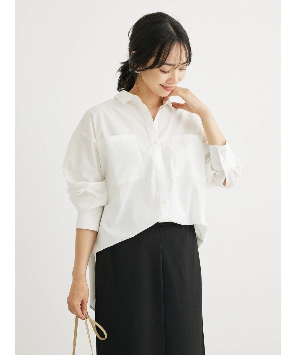 Green Parks 胸元ポケットイージーケアシャツ 