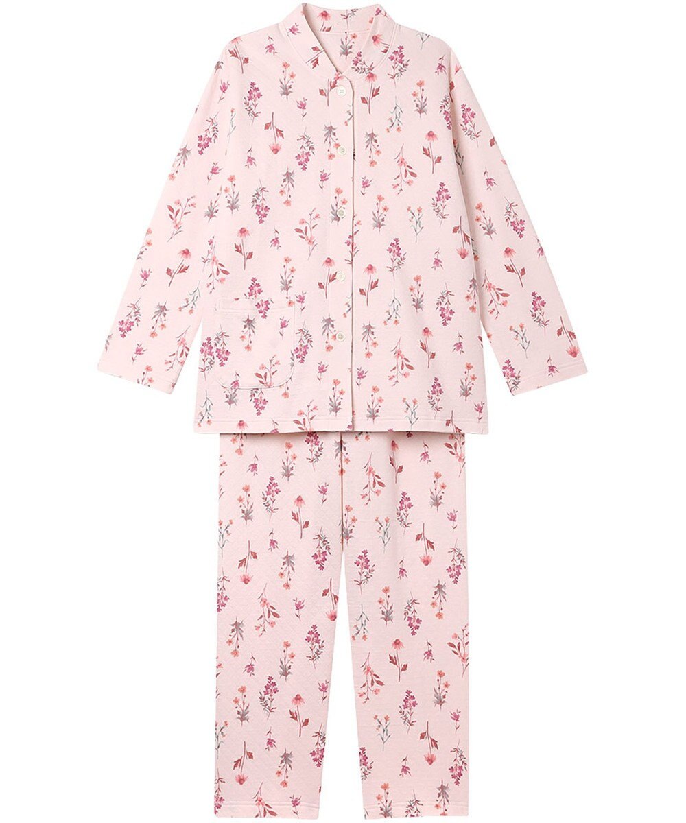 Wing パジャマ 綿混(本体) あったか 冬 長袖 長ズボン レディース EP6021 ウイング／ワコール 