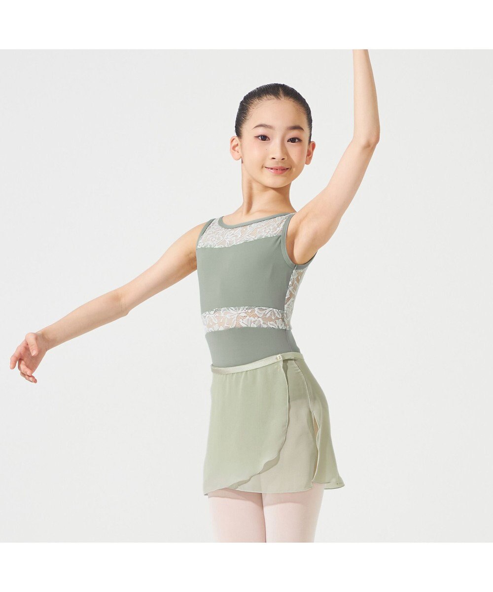 Chacott 【MAY NAGAHISA】ジュニア ノースリーブレオタード 