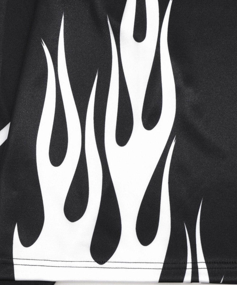 WEGO 【ユニセックス着用ITEM】ファイヤーパターンゲームロゴT（長袖） 