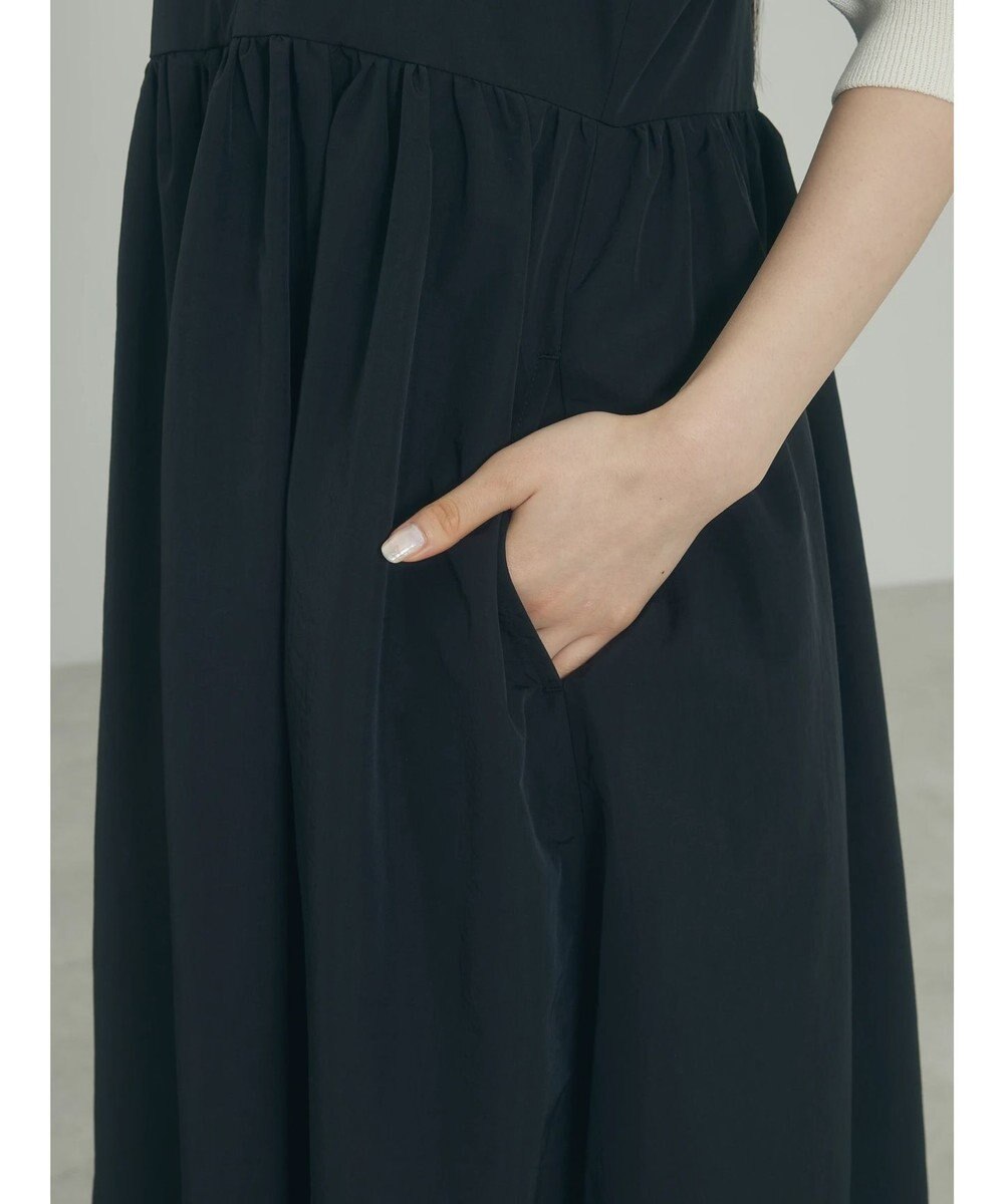 Green Parks ａ．肩ひもギャザーノースリワンピース 