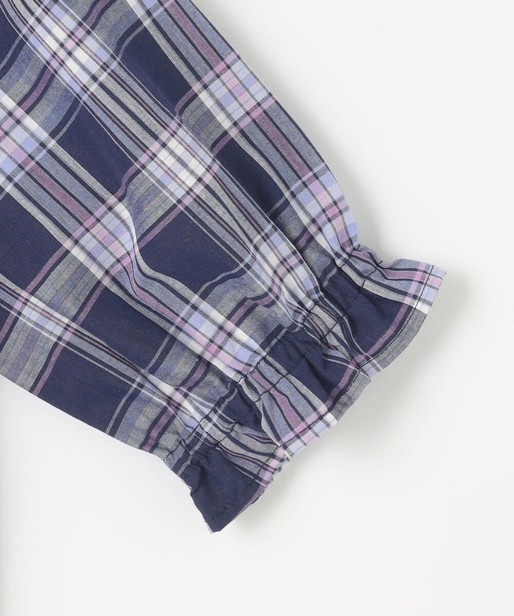 組曲 KIDS 【110-140㎝】プランタンチェック ブラウス 
