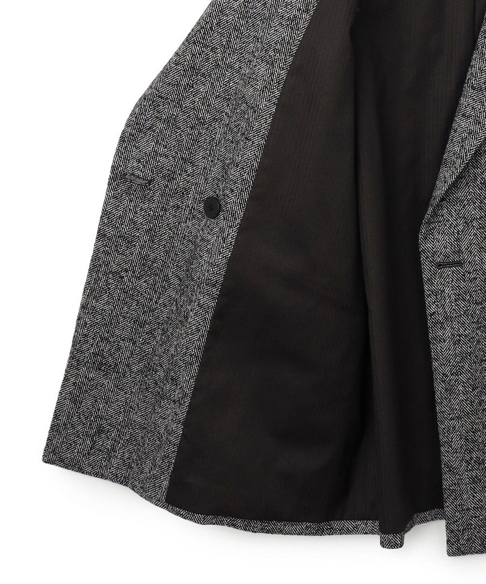 23区 ヘリンボーンループツイード ジャケット 