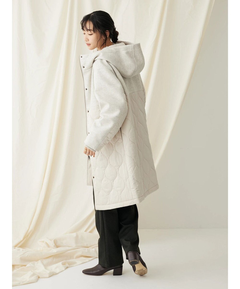 CRAFT STANDARD BOUTIQUE キルティング切替フードコート 