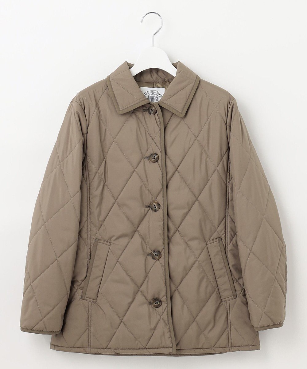 J.PRESS LADIES L 【抗菌防臭】コンパクトタフタプレミアム撥水 ショート アウター 