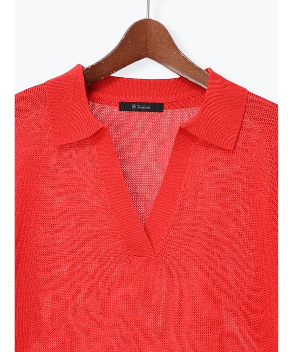 Te chichi メッシュスキッパーポロニット 