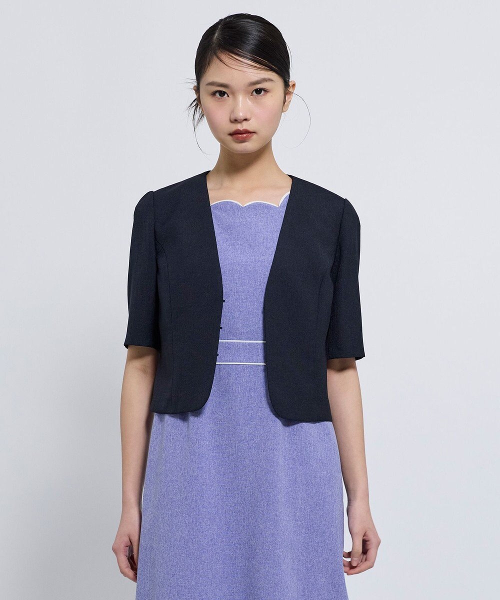 TOCCA 【松木育未さん着用】BRIGHT BREEZE 半袖ショートジャケット 