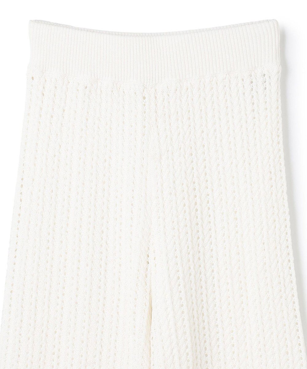 uncrave シースルーケーブルニット パンツ 