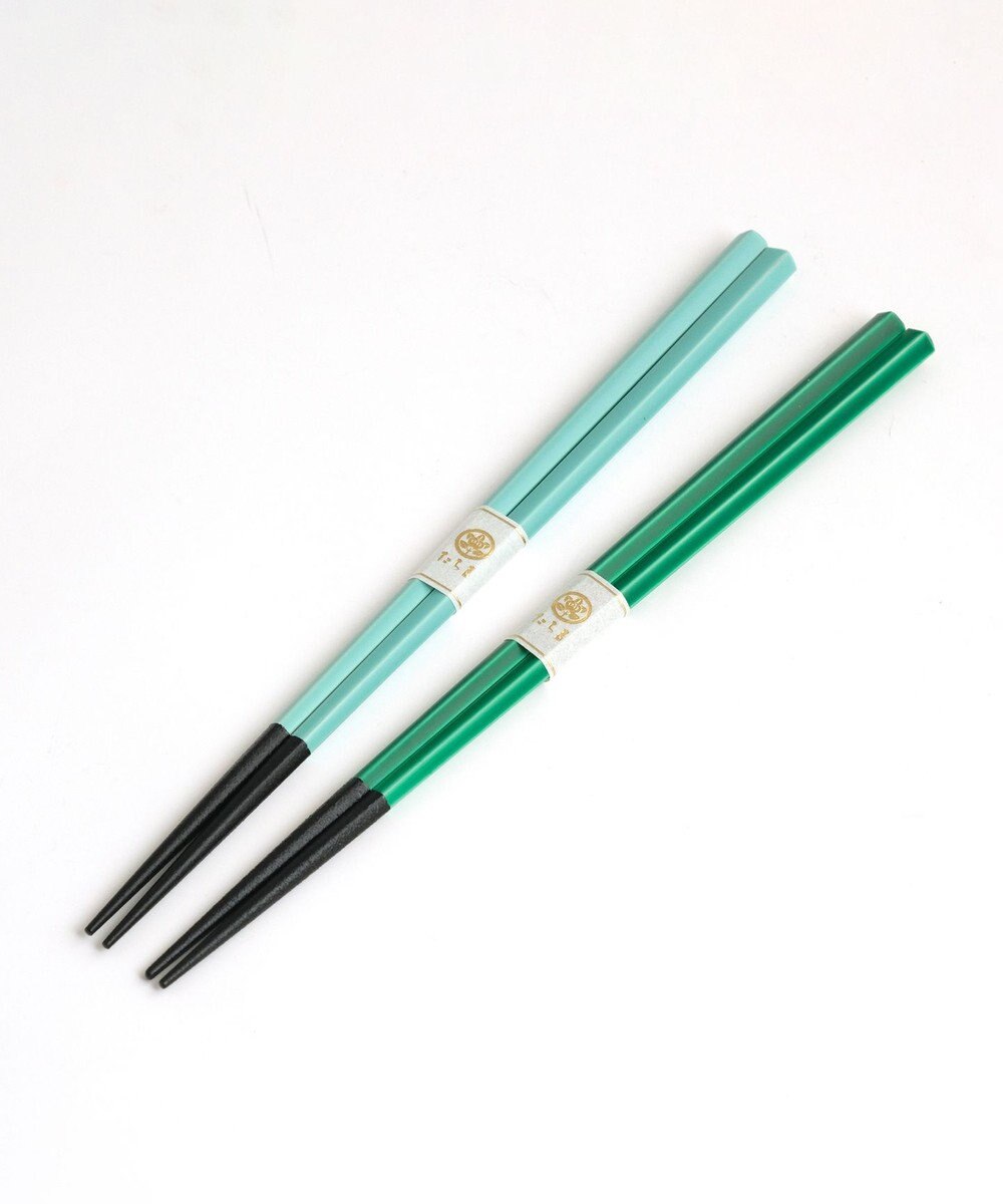 たち吉 【たち吉】かさね色箸・箸置セット花柳〈箸2膳・箸置2個〉 