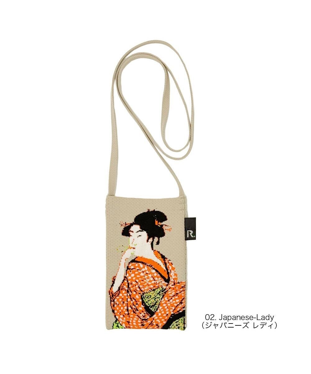 ROOTOTE 8555【持ち歩くアート】RO.サコッシュ.アミ.アート-B 