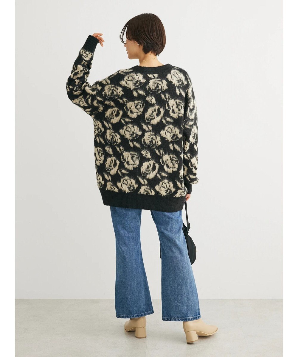 Green Parks ・ＳＵＧＡＲ　ＳＰＯＯＮ　フラワーシャギーカーディガン 