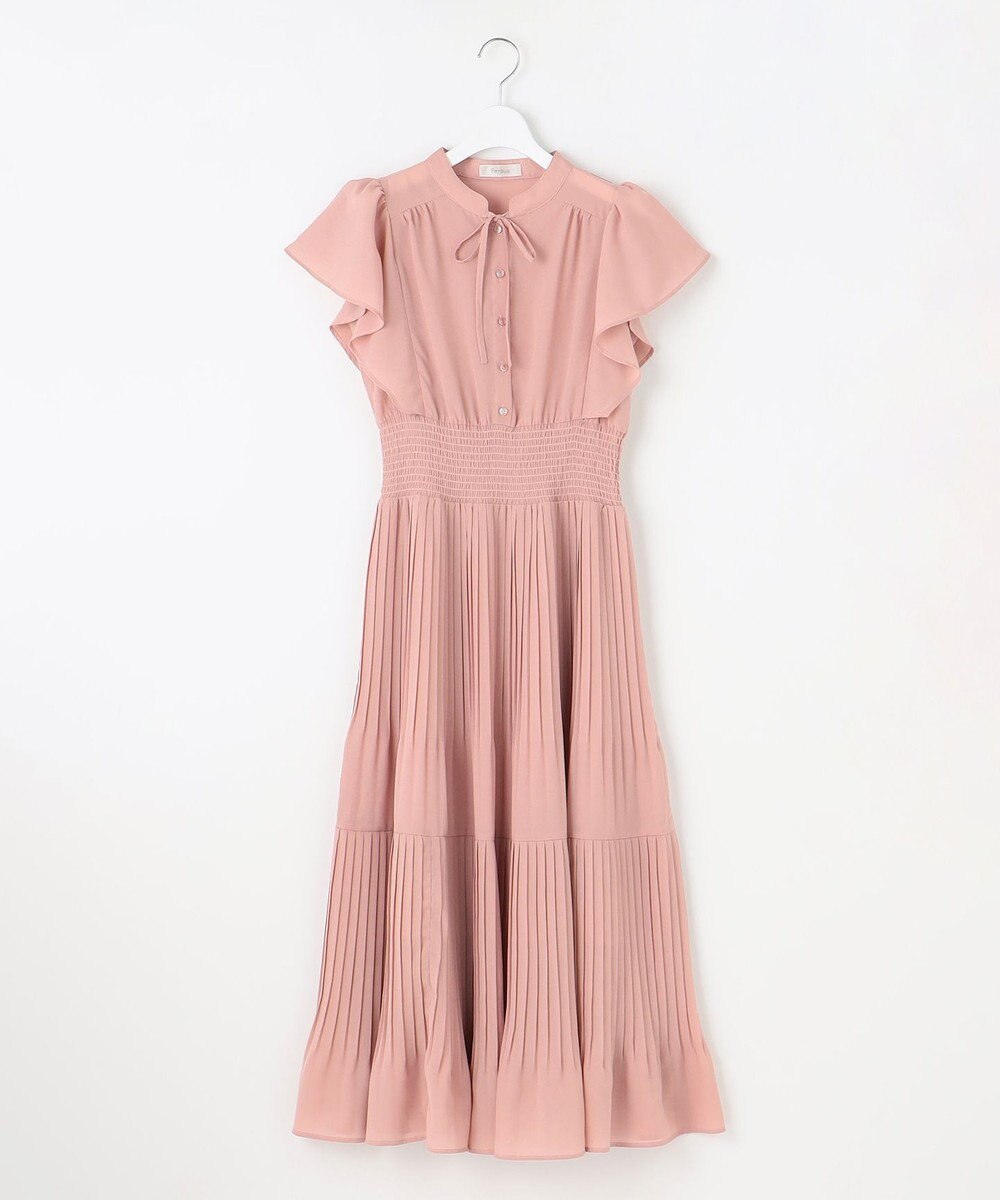 Feroux 【大好評につき新色・追加決定！】ウエストシャーリングデシン ワンピース 