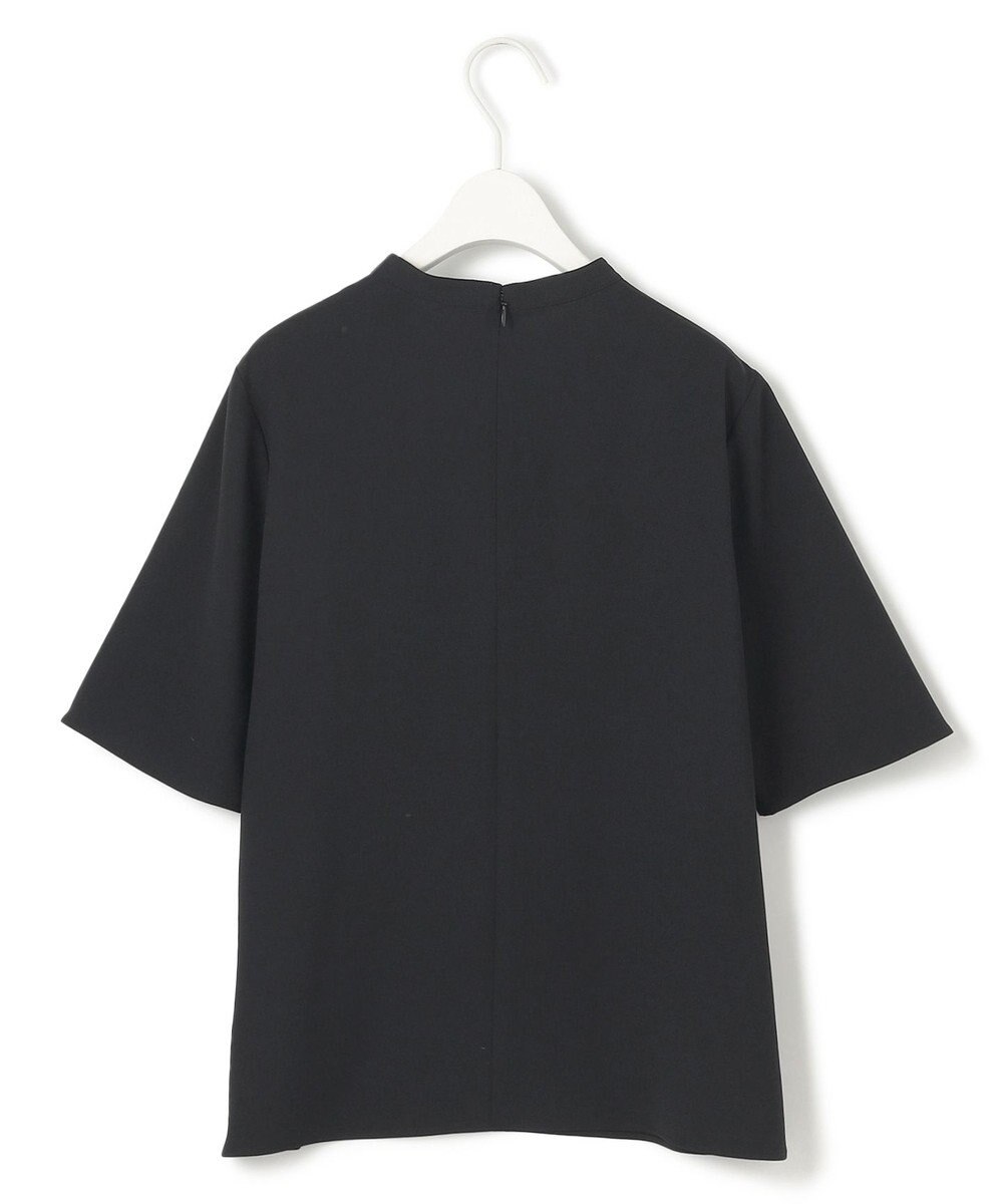 ICB 【洗える】ストレッチジョーゼット ラッフルデザインブラウス 