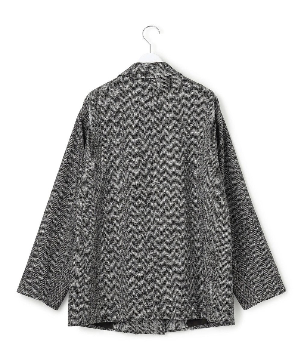 23区 ヘリンボーンループツイード ジャケット 