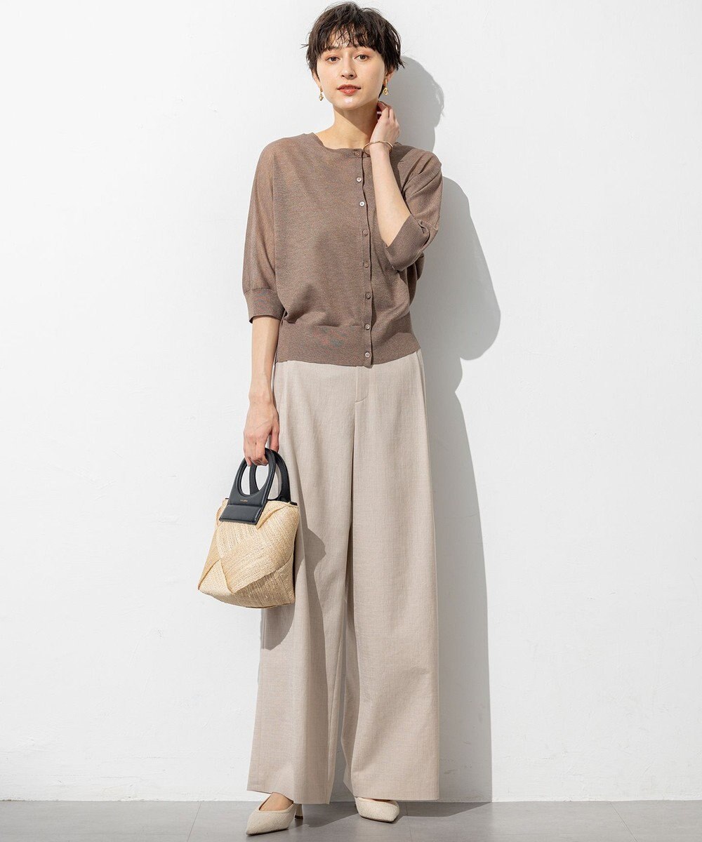 23区 VIOLAｄORO アバカ メッシュ  2WAY バケットバッグ 