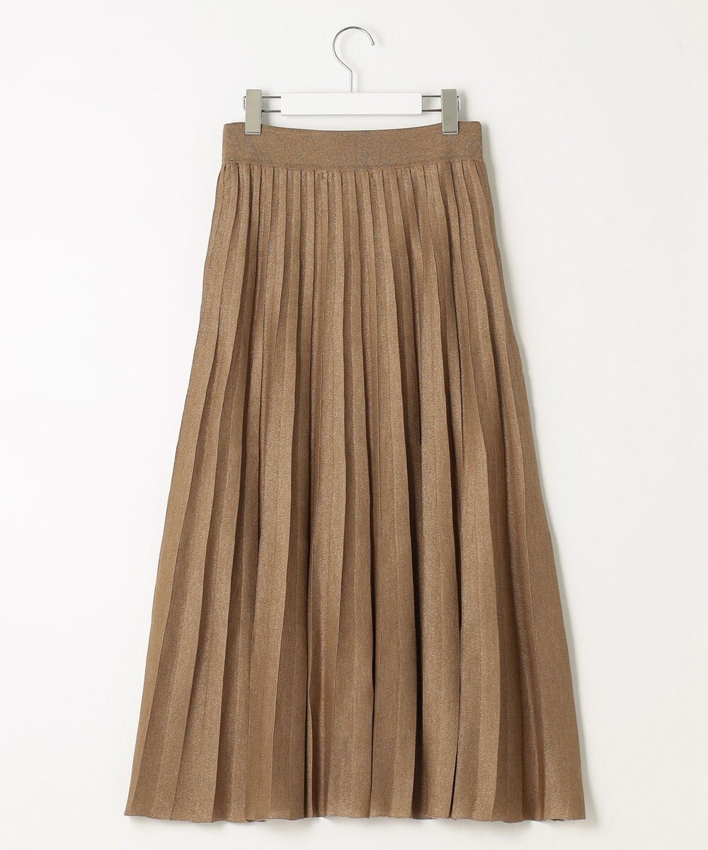 自由区 【セットアップ対応・洗える】ヴィスコースシアーニット スカート 