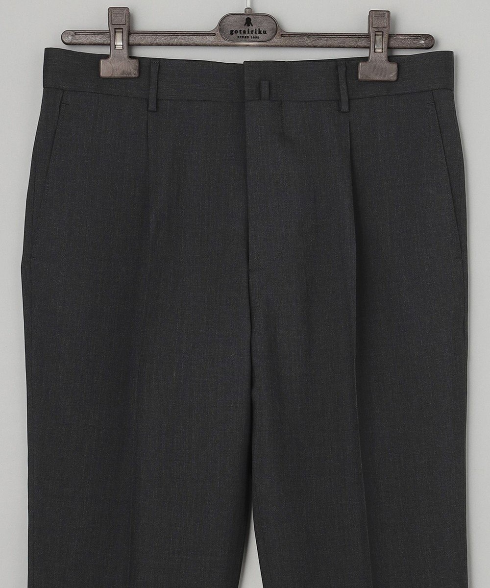 GOTAIRIKU 【AIRY MOVE / セットアップ対応】ウォッシャブルウールトロピカル セットアップパンツ（１タック） 