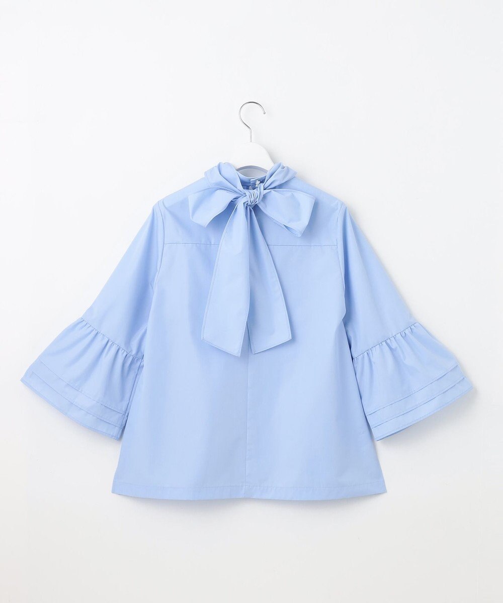 Feroux 【洗える・2WAY】リボンタイチュニック ブラウス 