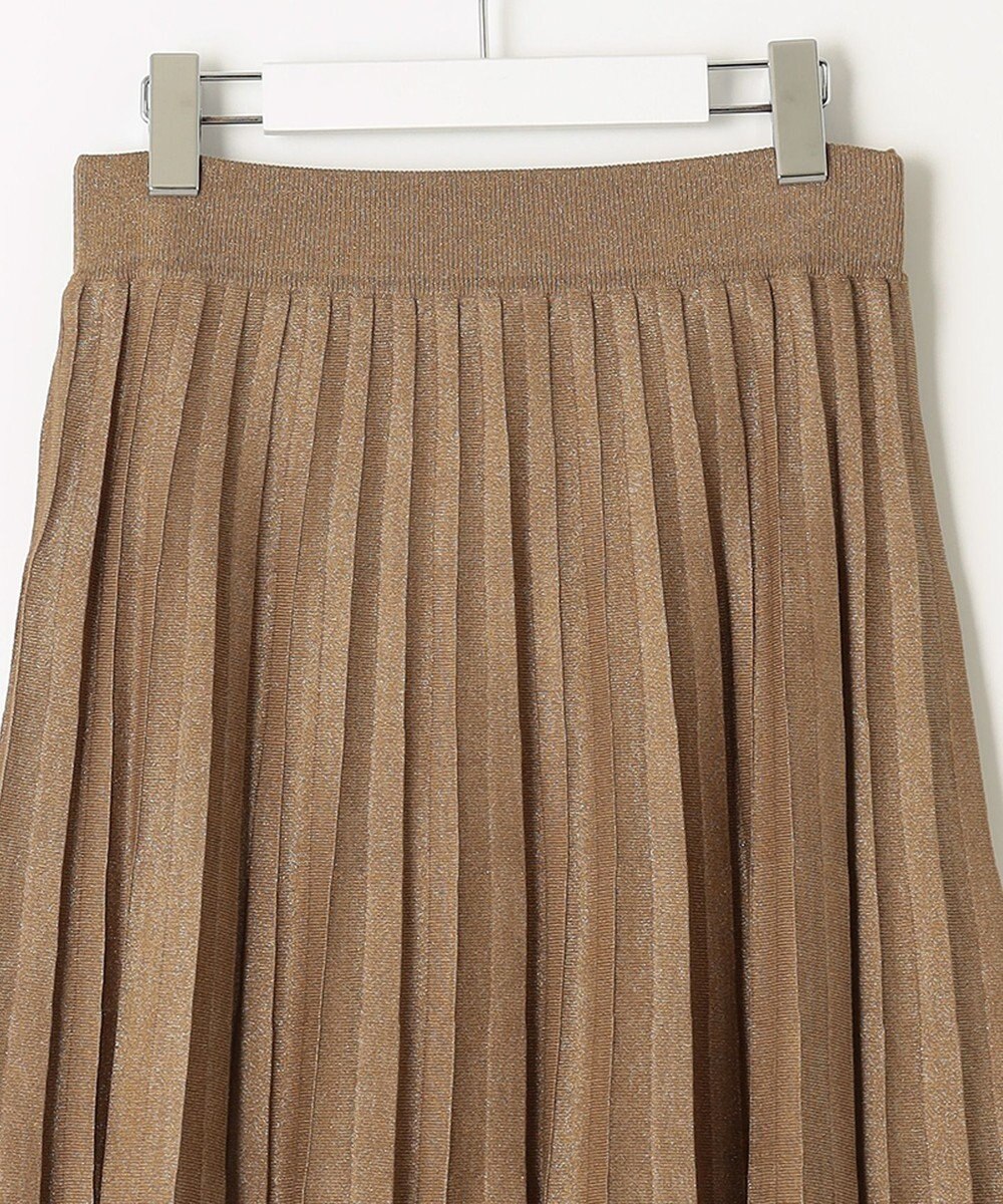 自由区 【セットアップ対応・洗える】ヴィスコースシアーニット スカート 