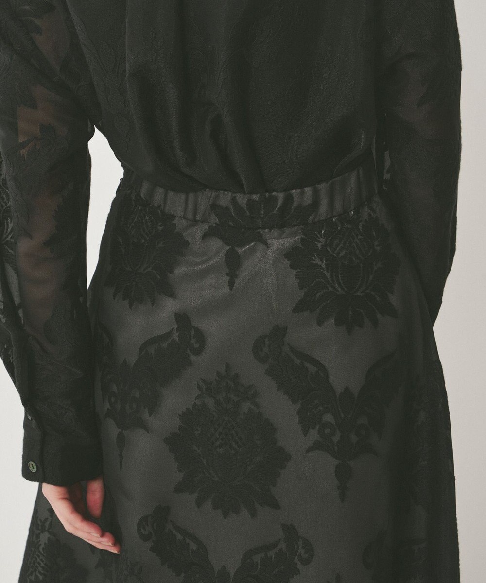 GRACE CONTINENTAL オーナメントロングスカート 