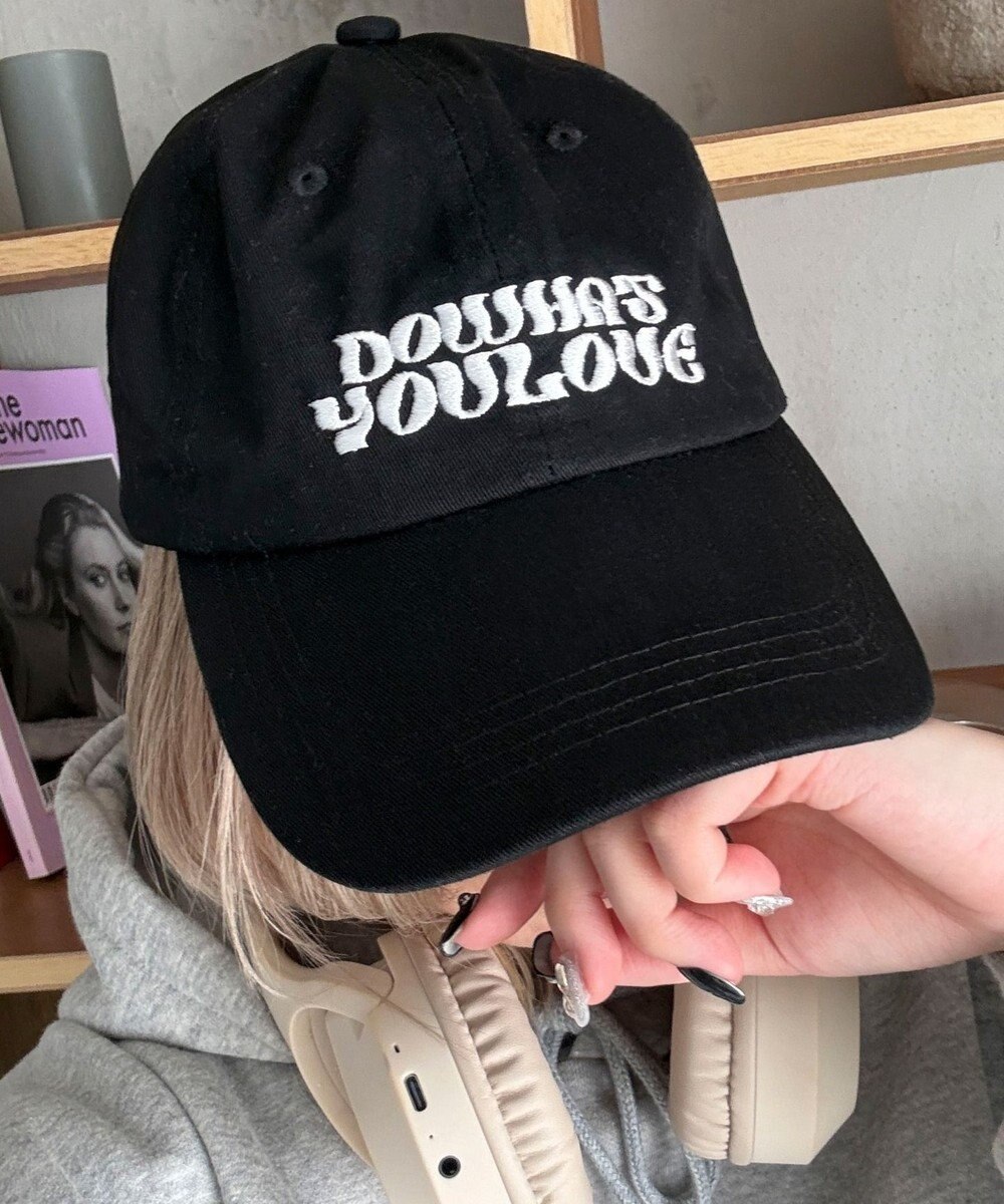 WEGO 【ユニセックス着用ITEM】ウネリロゴツイルキャップ 