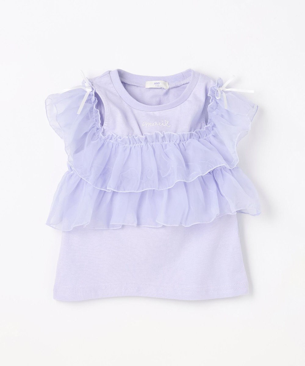 ANY KIDS 3WAY フリルドッキングTシャツ 
