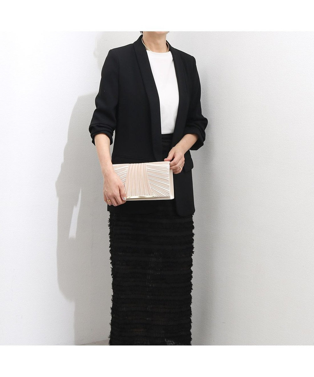 UNBILLION カシュカシュ cachecache / チェーンショルダー付きクラッチバッグ 