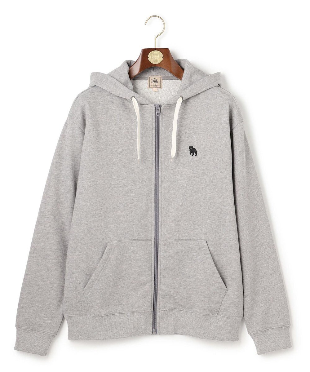 J.PRESS MEN 【WEB・一部店舗限定】バックブル ジップアップパーカー 