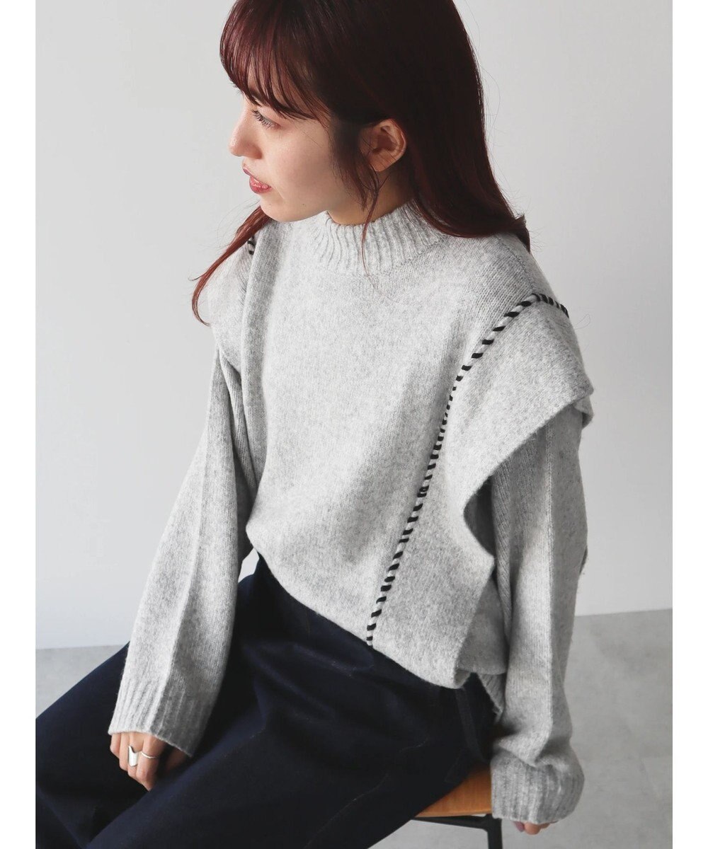 CRAFT STANDARD BOUTIQUE ハンドステッチニットプルオーバー 