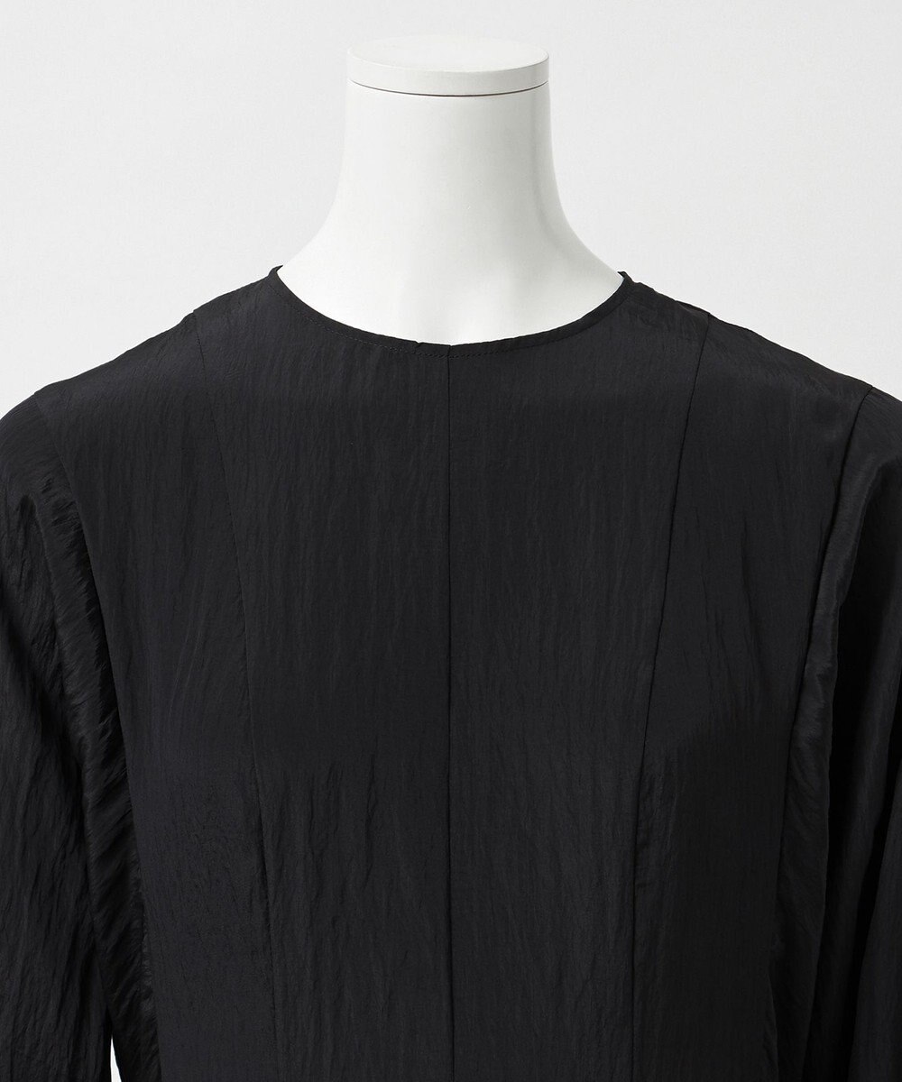 23区 【GOLD LABEL】シルクワッシャー 長袖ワンピース 